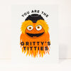fun Gritty art print for gallery wall or office artwork