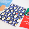 penguin Christmas card, sea of penguins Christmas card, cute Christmas card, all ages Christmas card