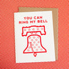 phillies valentines day card that says you can ring my bell from citizens bank park