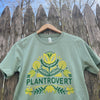 folk art plant tshirt for gardener
