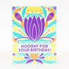 tropical inspired folk art birthday card