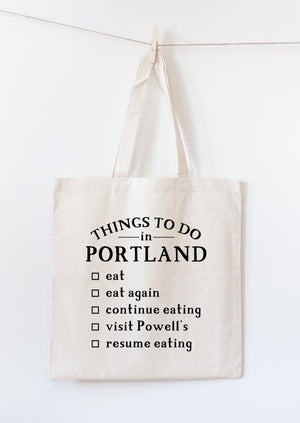 Portland Oregon tote bag souvenir