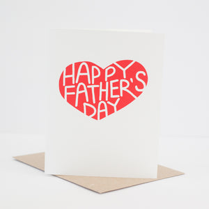 classic father's day card printed in the USA by exit343design