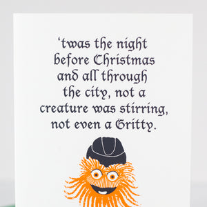 funny Gritty Christmas card for Philly by exit343design