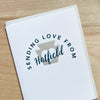 Sending love from Hatfield, Pennsylvania greeting card by exit343design