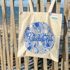 philadelphia souvenir gift idea tote bag with philly symbols