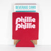 Phillies vintage logo can koozie, Philadelphia Phillies baseball gift idea, Phillies can coolie, Philly tailgate drink holder