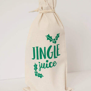 jingle juice holiday wine bag by exit343design