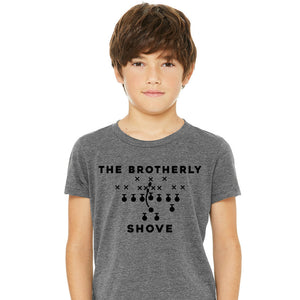 brotherly shove kid's eagles shirt