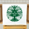 Maine State Kitchen Tea Towel - The Pine Tree State Souvenir