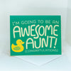 Funny New Baby Congratulations Card, Baby Shower Card for Sister - Baby Shower Card for Brother