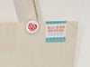 Heart Cape Cod Tote Bag, Eco-Friendly Cotton Canvas Market Bag