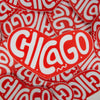 Chicago Heart Sticker, I Love Chicago souvenir sticker
