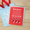 Snarky Christmas Stocking Card | Christmas Card for Mom Friend