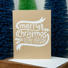 Merry Christmas to My Person Card | Romantic Christmas Card for Husband, Wife, Boyfriend, Girlfriend or Partner
