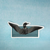 Common Loon Sticker, Maine Loon Sticker, Loon Bird Sticker