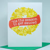 Foodie Christmas Card | Funny Pasta Holiday Card | Italian Pasta Christmas Card