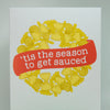 Foodie Christmas Card | Funny Pasta Holiday Card | Italian Pasta Christmas Card