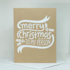 Merry Christmas to My Person Card | Romantic Christmas Card for Husband, Wife, Boyfriend, Girlfriend or Partner