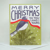 Dark Eyed-Junco Christmas Card, Winter Snowbird Christmas Card