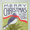 Dark Eyed-Junco Christmas Card, Winter Snowbird Christmas Card