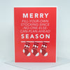 Snarky Christmas Stocking Card | Christmas Card for Mom Friend