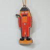 Philadelphia Christmas ornament, Gritty holiday ornament, Gritty tree ornament, wooden philadelphia christmas ornament, Gritty Christmas nutcracker