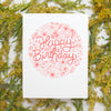 Floral Happy Birthday Card | Flora Birthday Card for Her