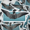 Common Loon Sticker, Maine Loon Sticker, Loon Bird Sticker
