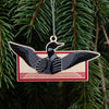 Loon Tree Ornament- Common Loon Christmas Ornament - Maine Loon Art