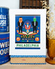 Sports Icons of Philadelphia Art Print | Philadelphia Wall Art with Gritty and Phanatic