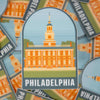 Independence Hall Sticker, Philadelphia Souvenir Sticker, Philly Tourism Gift