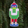 Philadelphia Christmas ornament, Phanatic holiday ornament, Phillie Phanatic tree ornament, wooden philadelphia christmas ornament, Phillies Christmas nutcracker