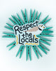 Respect the Locals: Piping Plover sticker, New Jersey Shorebird sticker