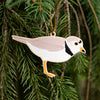 Piping Plover Tree Ornament- Plover Christmas Ornament - Jersey Shore Bird Art