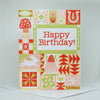 Happy Birthday Card- Quilt Pattern Birthday Card, Birthday Card for a Quilter