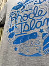 Rhode Island icons tshirt, Rhode Island shirt for adults, Rhode Island tee, Rhode Island souvenir