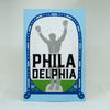 Philadelphia Rocky Statue postcard