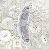 Snowy Owl sticker, Owl in flight sticker, Owl Art Sticker for Birder