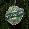 West Chester PA Christmas Ornament | Wooden Hometown Holiday Keepsake