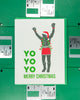 Philadelphia Rocky Statue Christmas Card | Philly Holiday Greeting Card | Yo Yo Yo from Philly