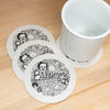 Baltimore Icons coaster set, Baltimore souvenir coaster, Baltimore beer coaster set, pack of four coasters