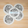 Baltimore Icons coaster set, Baltimore souvenir coaster, Baltimore beer coaster set, pack of four coasters