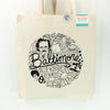 Baltimore stuff tote bag, Baltimore Maryland icons gift, Baltimore tote bag, Baltimore wedding hotel bag