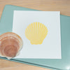 Scallop Shell Art Print for Beach House - Original Shell Art Print