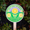 outdoor garden sign for pollinator garden