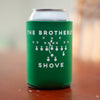 The Brotherly Shove, tush push, Eagles beer can coolie, Philadelphia Eagles football gift
