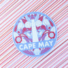 Cape May sticker, Cape May NJ vinyl sticker, new jersey shore icons