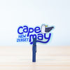 Cape May sticker, Cape May NJ vinyl sticker, cape may seagull sticker