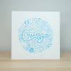 Chicago art print, Chicago things art print, Chicago Illinois icons design